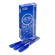 Ручка "пишет-стирает" BIA M-6011 синяя, упаковка 12 шт