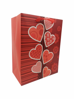 Подарочный пакет "LOVE" 212S,  18х23х10 см