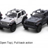 Колекційна іграшкова машинка Jeep Wrangler KT5412WH інерційна - гурт(опт), дропшиппінг 