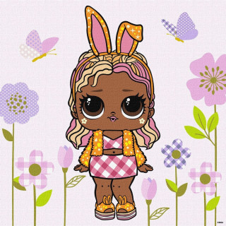 Картина по номерам "L.O.L. Surprise! HipHop4Lyfe BossBunny" KHO1103, 40х40 см 