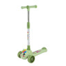 Детский самокат 3-х колесный SC2619(Green) колеса PU, с музыкой и светом опт, дропшиппинг
