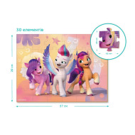Детские Пазлы My Little Pony "Зипп, Пипп и Санни" DoDo 200305 30 элементов