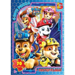 Пазлы детские "Paw Patrol" Щенячий патруль PW0869, 70 элементов