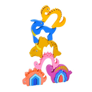 Деревянная игрушка Рамка-вкладыш "Динозавры" MD 0730(Dino)