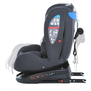 Детское автокресло ME 1114 EVEREST ME 1114 Dark Gray, Dark Gray