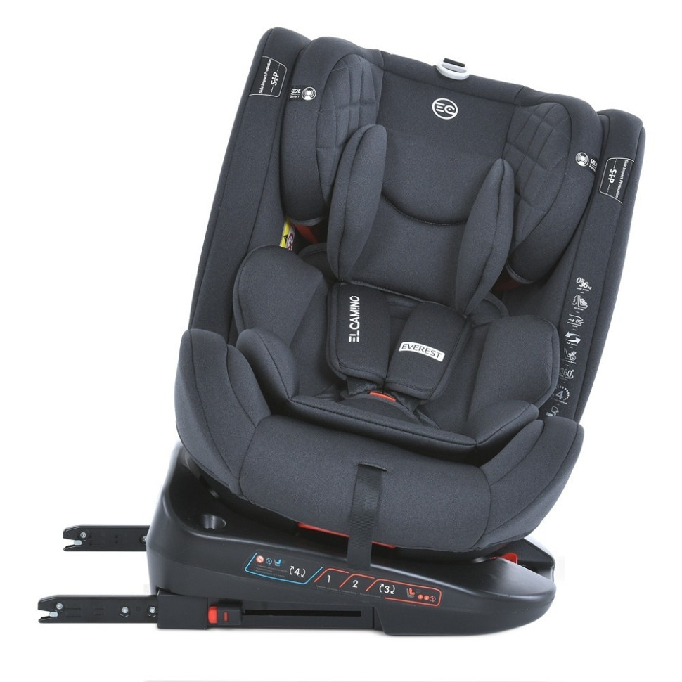 Детское автокресло ME 1114 EVEREST ME 1114 Dark Gray, Dark Gray опт, дропшиппинг