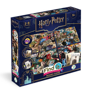 Детская настольная игра "Find it: Harry Potter" 200585 4 двухсторонних поля 80 игровых карт 2-6 игроков