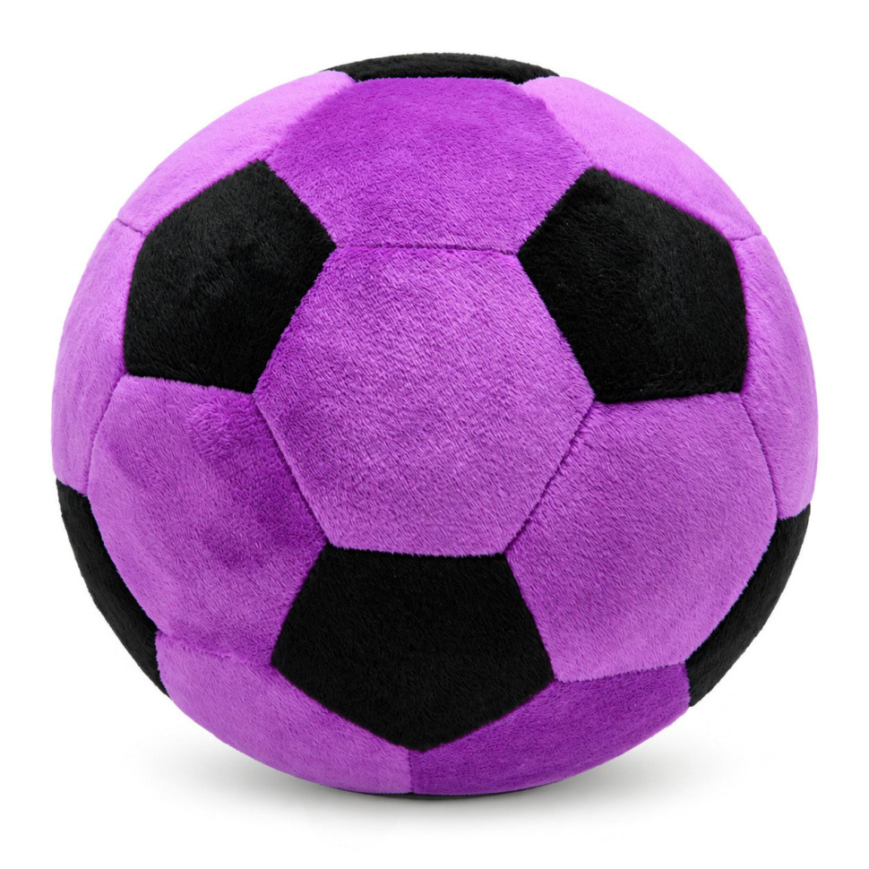 Іграшка м'яконабивна М'яч футбольний МС 180402-01(Violet-Black) розмір 22 см - гурт(опт), дропшиппінг 