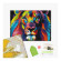 Алмазна мозаїка "Веселковий лев" Brushme GF4791 40x50 см  - гурт(опт), дропшиппінг 