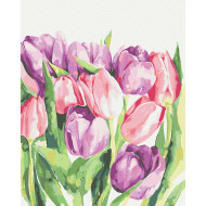 Картина по номерам "Утренные тюльпаны" © Karolina Bundash Brushme BS53939 40x50 см