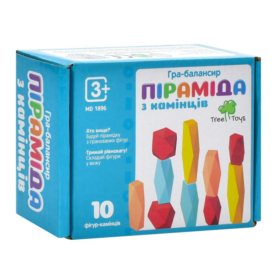 Детская деревянная игра-балансир MD 1896, 10 фигурок опт, дропшиппинг