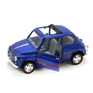 Коллекционная игрушечная модель FIAT 500 KT5004W инерционная