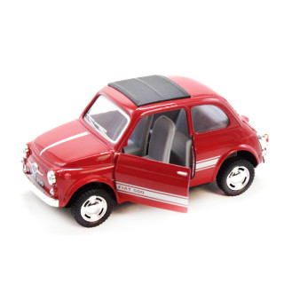Коллекционная игрушечная модель FIAT 500 KT5004W инерционная