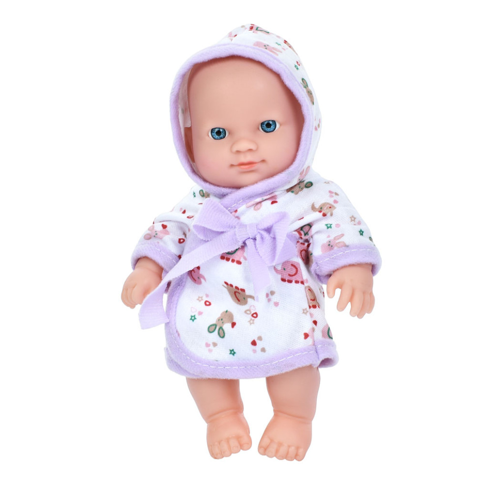 Детская игрушка Пупс в халате A201-U(Violet) 21 см опт, дропшиппинг