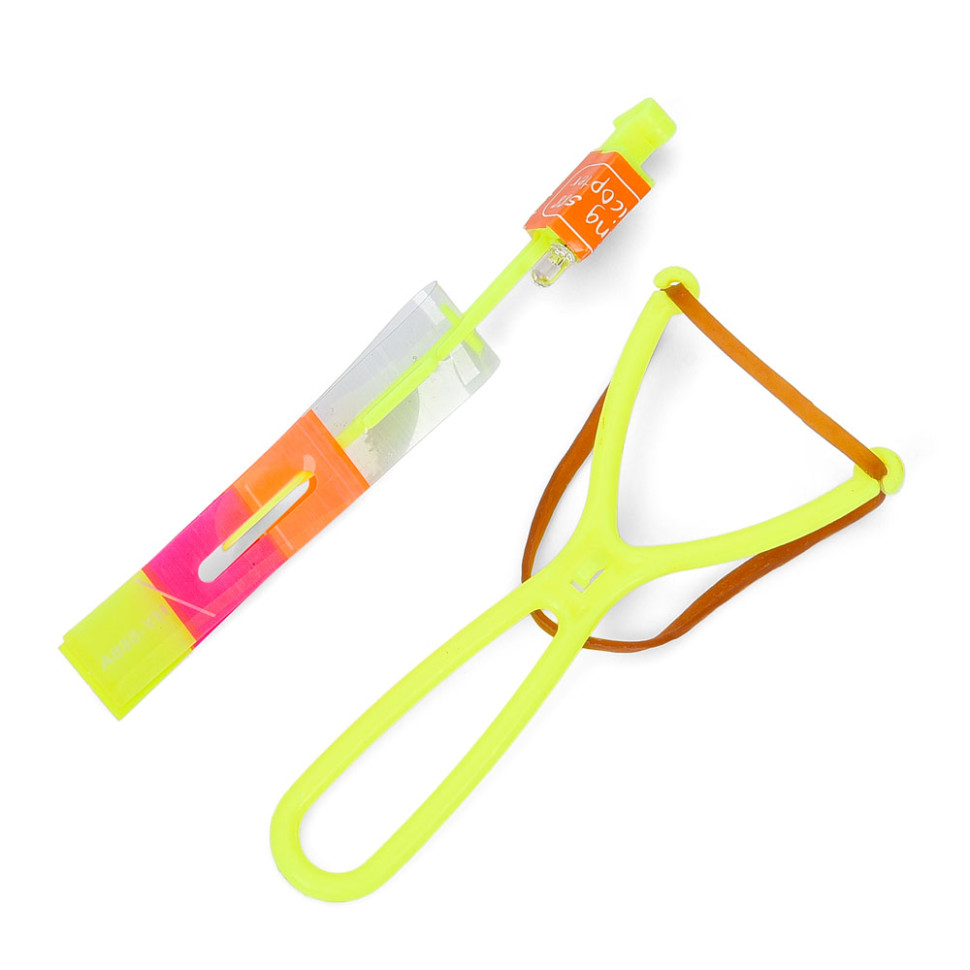 Вертушка для гри на вулиці FG240428026Q(Yellow) 13 см, зі світлом - гурт(опт), дропшиппінг