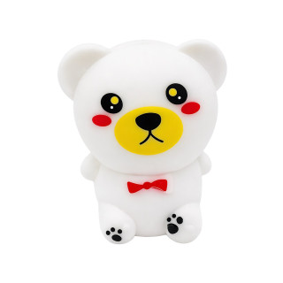 Дитяча антистрес-іграшка Яскравий Ведмедик sa1673(White) 6 см