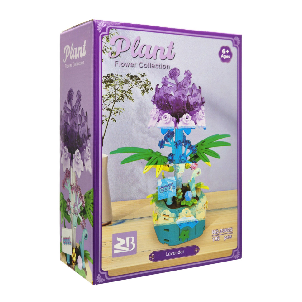 Детский конструктор Plant Flower Collection 33022, 162 детали опт, дропшиппинг