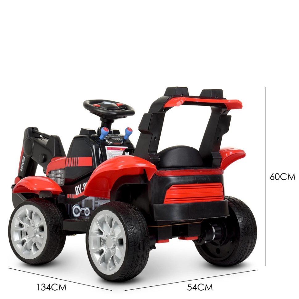 Дитячий електромобіль Трактор Bambi M 4263EBLR-3 до 30 кг - гурт(опт), дропшиппінг 