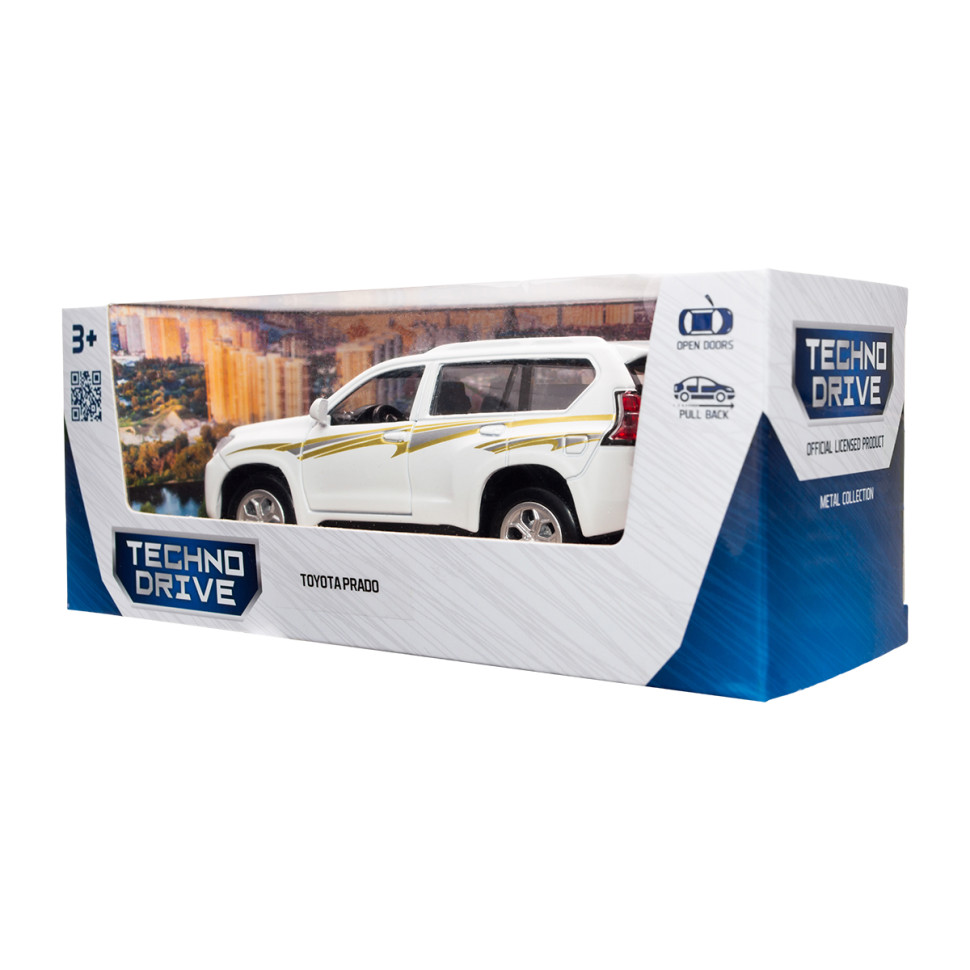 Автомодель дитяча Toyota Prado TechnoDrive KM250425W масштаб 1:40 - гурт(опт), дропшиппінг
