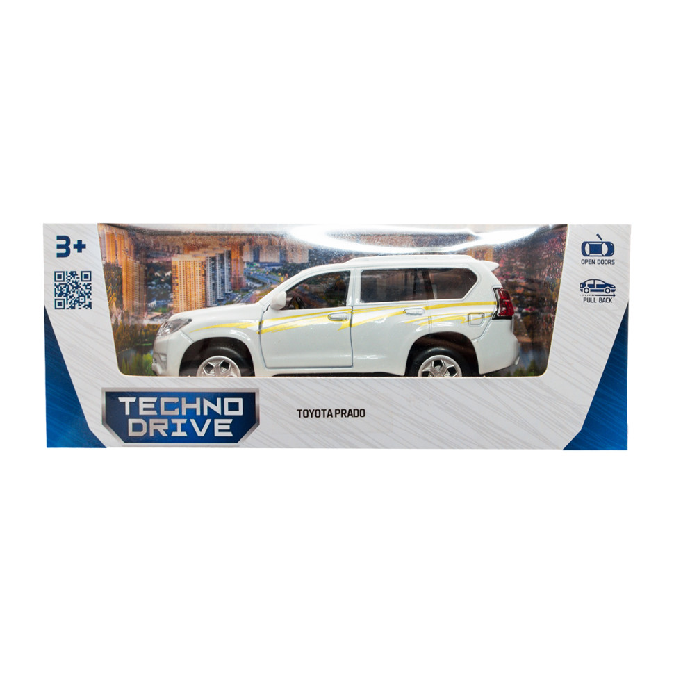 Автомодель дитяча Toyota Prado TechnoDrive KM250425W масштаб 1:40 - гурт(опт), дропшиппінг
