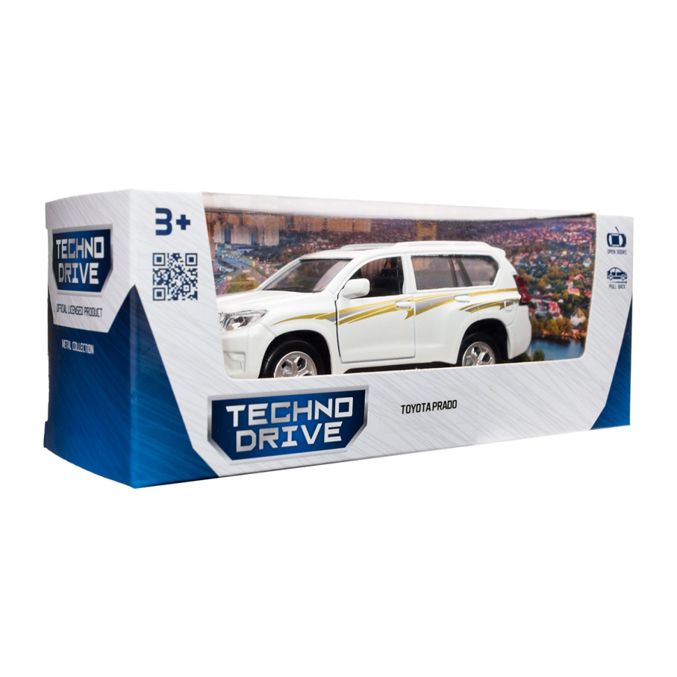 Автомодель дитяча Toyota Prado TechnoDrive KM250425W масштаб 1:40 - гурт(опт), дропшиппінг