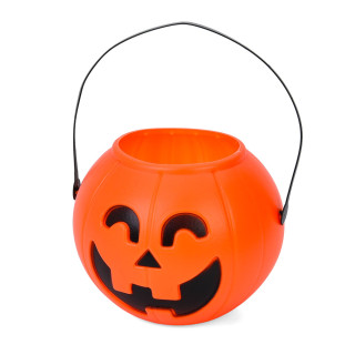 Аксессуар для праздника Корзина-тыква Halloween MK 5749-2 в пакете 13,5х17х17 см
