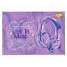 Зошит для нот Lost in Music АП-0405-7 формат А5, 12 аркушів, скоба - гурт(опт), дропшиппінг 