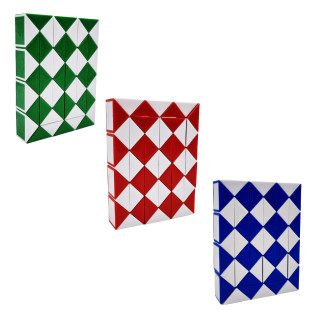 Головоломка кубик Рубика Змейка MC9-7, 3 цвета