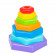 Іграшка розвиваюча "Райдужна пірамідка" 39354, 6 деталей і платформа - гурт(опт), дропшиппінг 