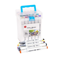 Набір скетч-маркерів 820-36 у пластиковому боксі, 36 кольорів 