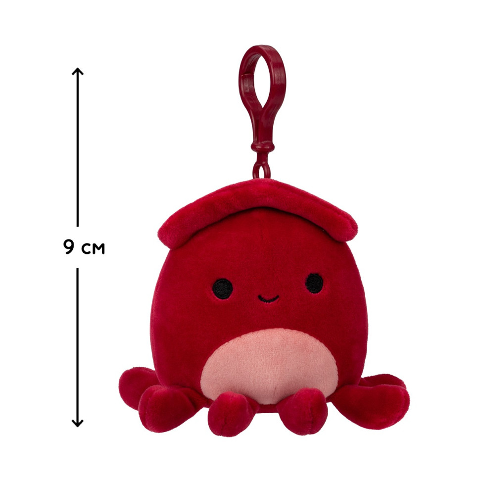 Мягкая игрушка Кальмар Альтман Squishmallows SQCP00146 на клипсе 9 см опт, дропшиппинг