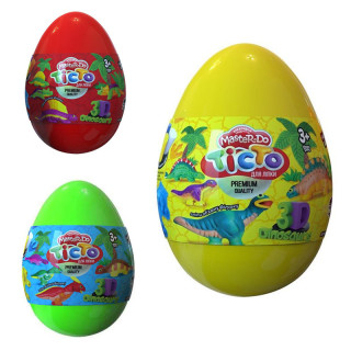Набор креативного творчества "Тесто для лепки Master Do" Dinosaurs EGGS ТМD-08-01U