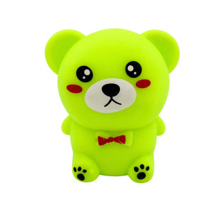 Детская антистресс-игрушка Яркий Мишка sa1673(Green) 6 см