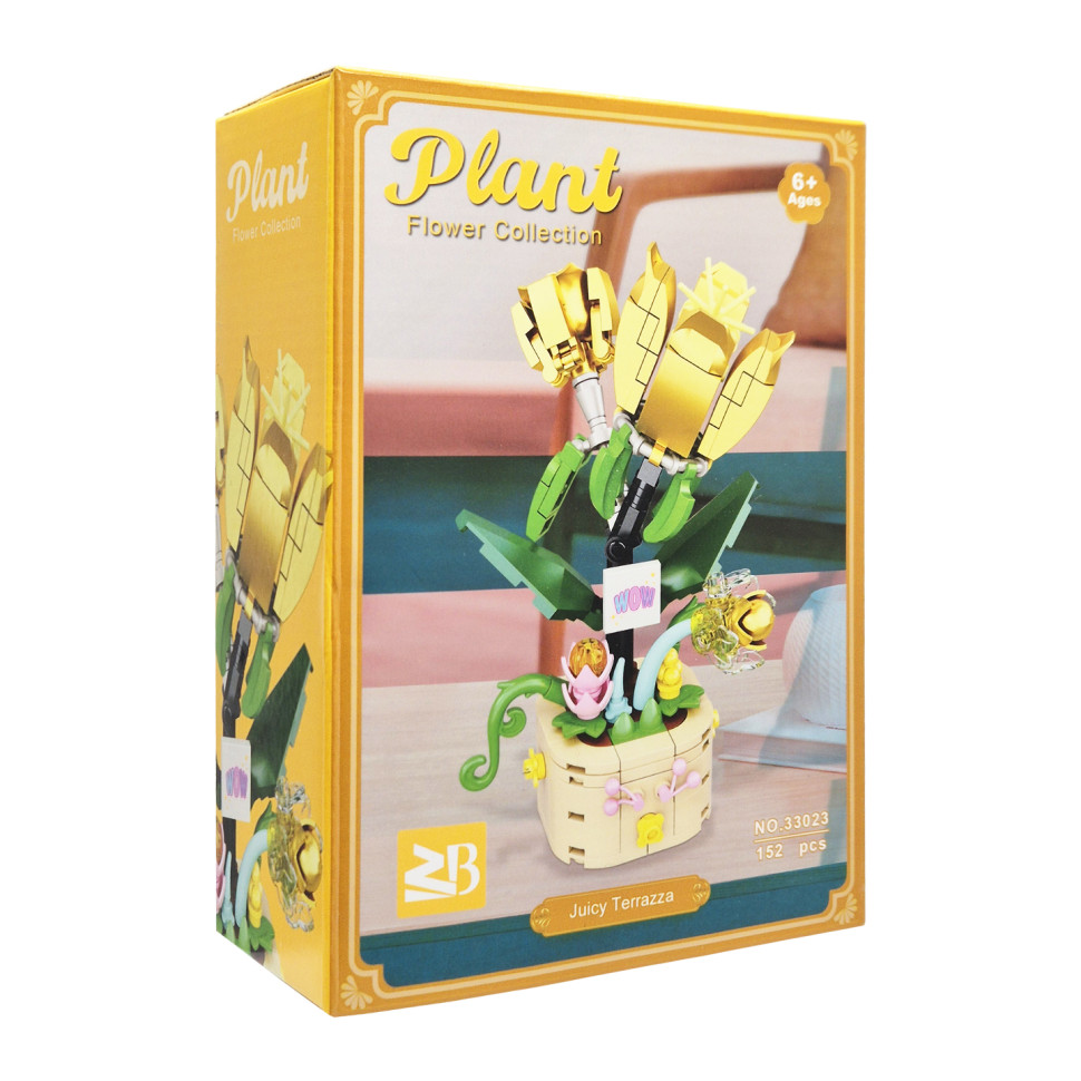 Детский конструктор Plant Flower Collection 33023, 152 детали опт, дропшиппинг