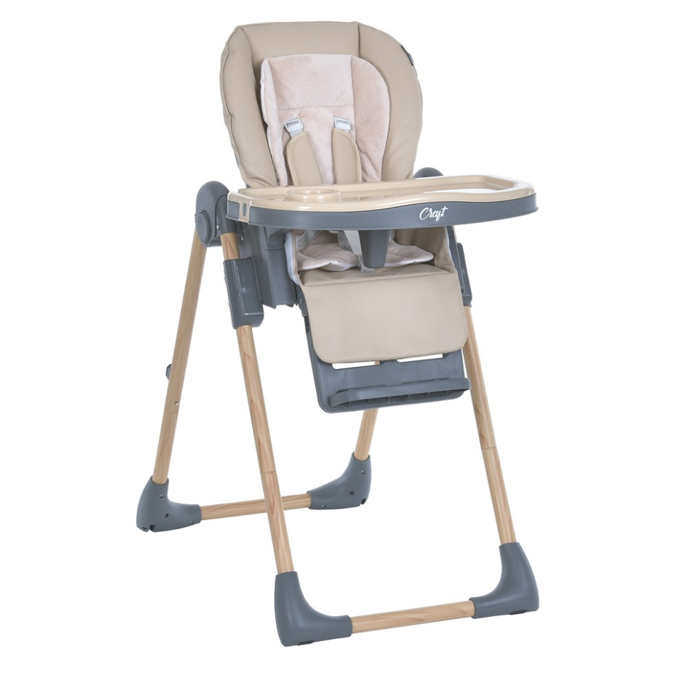 Стільчик для годування CRAFT ME 1115-W Beige, до 15 кг - гурт(опт), дропшиппінг 