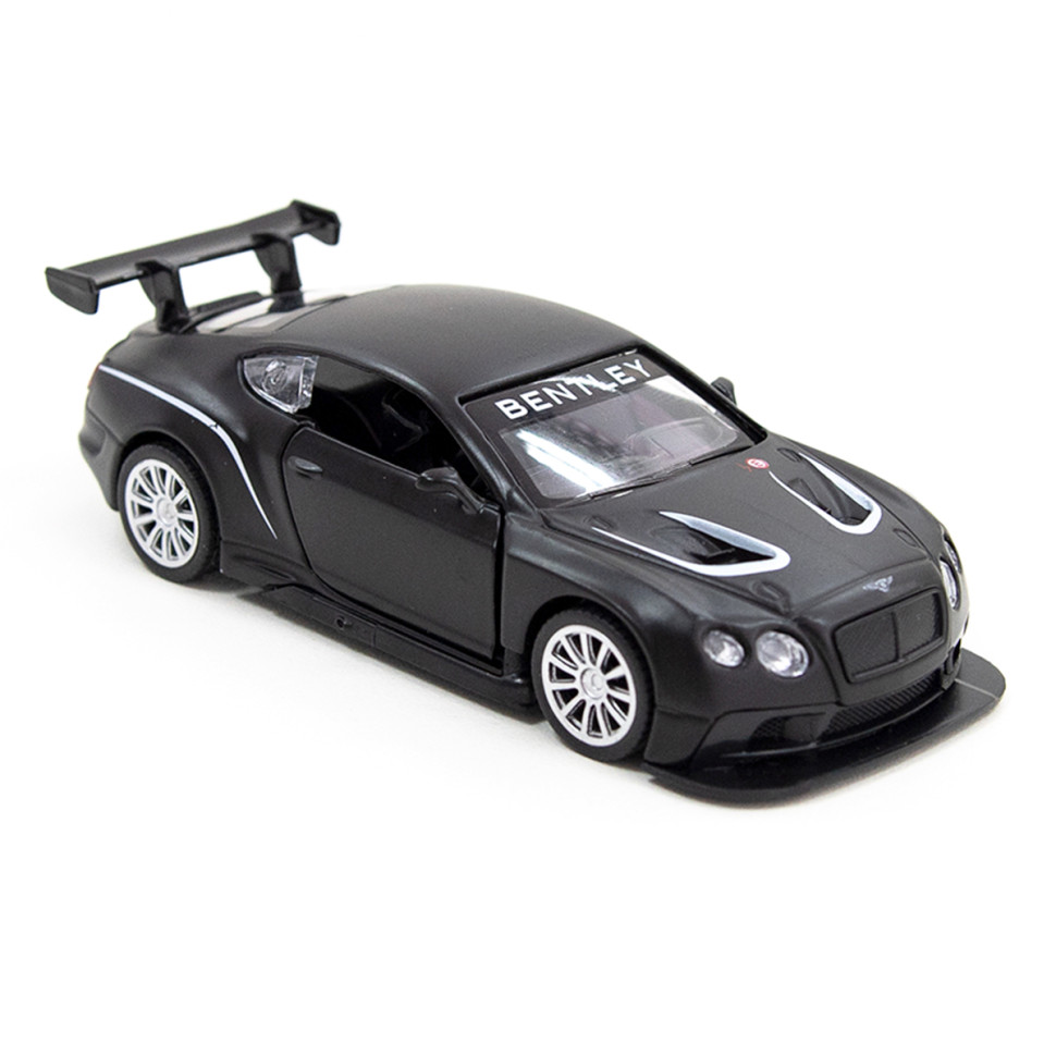 Дитяча автомодель BENTLEY CONTINENTAL GT3 TechnoDrive 250259 чорний матовий - гурт(опт), дропшиппінг 