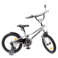 Велосипед детский PROF1 Y16222-1 16 дюймов, металлик