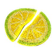 Зажим для волос Лимон в камнях 1200-203-5, 2 шт