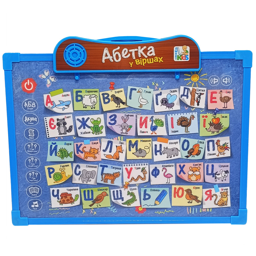 УЦІНКА! Інтерактивна дошка Limo Toy SK 0024(Blue-Blue)-UC 2 в 1 Рус - гурт(опт), дропшиппінг 