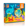 Настільна гра для дітей Набір магнітів. Морські мешканці VT3106-27 - гурт(опт), дропшиппінг 
