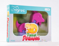 Игрушка развивающиая 3D пазлы Животные 39356, 3 вида