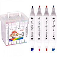 Набір скетч-маркерів 48 кольорів 2019-48 у пластиковому боксі