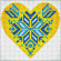 Алмазная мозаика без подрамника "Украина в сердце" ©Mariia Davydova AMC7682 20х20 см опт, дропшиппинг