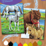 Картина по номерам Sequin Art Horses SA0215 для детей опт, дропшиппинг