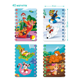 Магнитные палочки для счета "Paw Patrol: Сезоны" 200655, 40 магнитных элементов