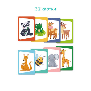 Настольная карточная игра для детей "Викторина: Угадай животное!" 301244