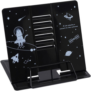 Подставка для книг "Котик Космонавт" LTS-8164 металлическая 