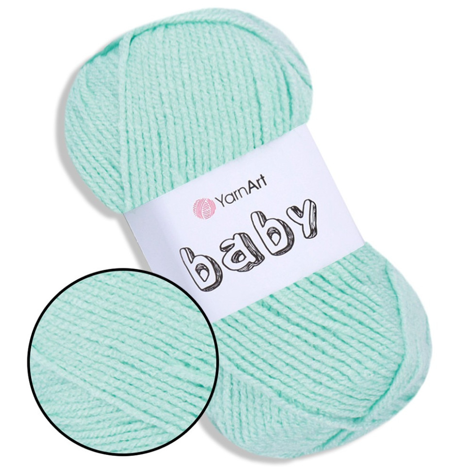 Пряжа для игрушек Baby YA150-50 акрил, 50 грамм, 150 м, в ассортименте опт, дропшиппинг
