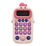 Калькулятор развивающий 99-7(Pink) со звуком, английская озвучка 
