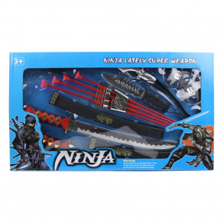 Игровой набор ниндзя RZ1384-9 с луком и стрелами на присосках
